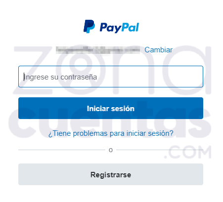 Ingresar a PayPal